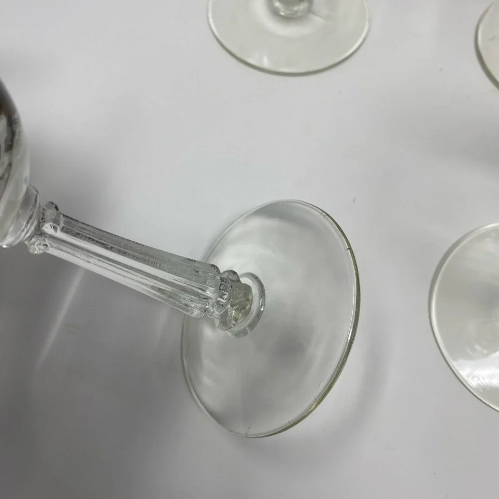 Set of 6 Vintage Wine Glasses